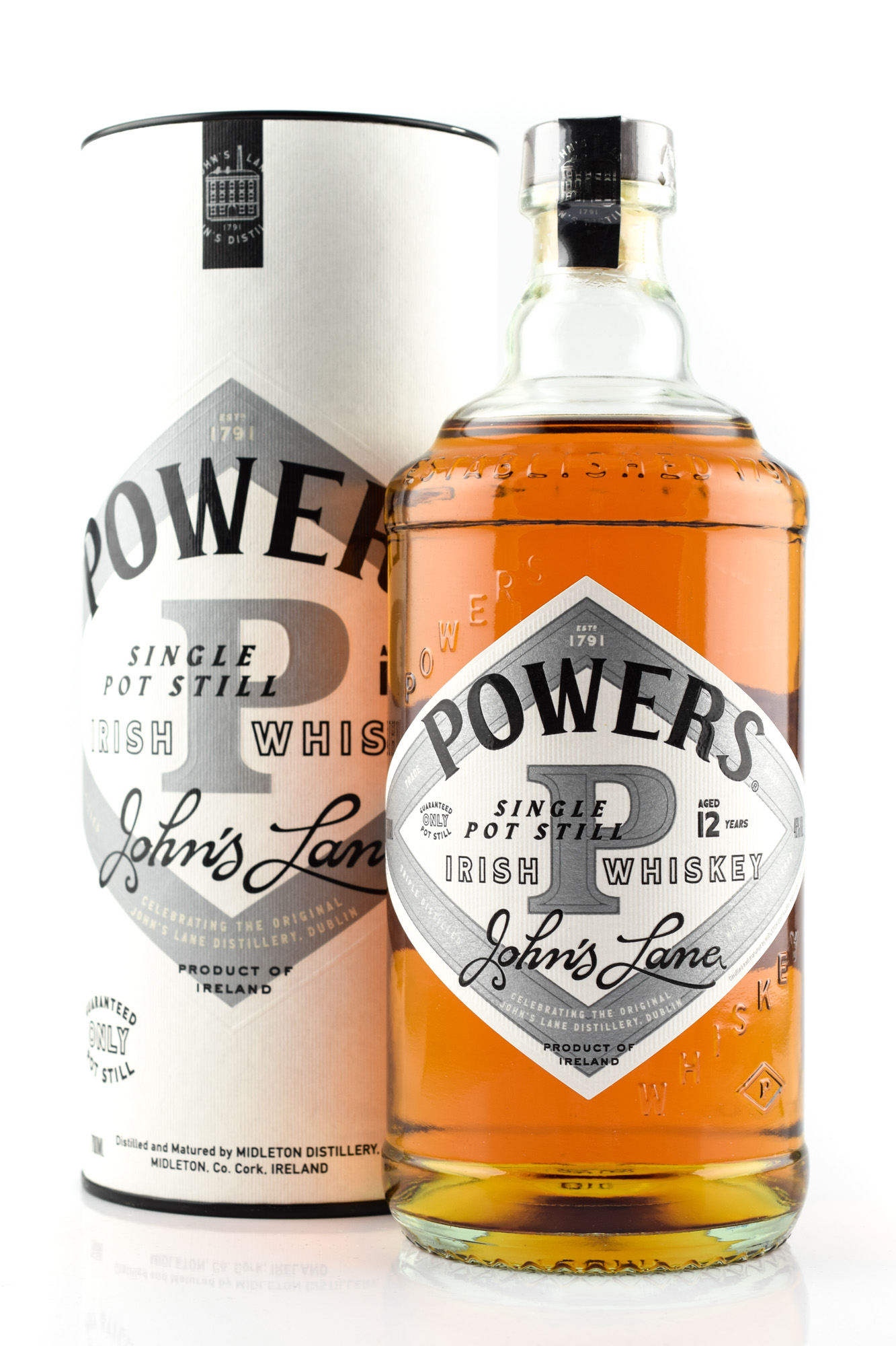 Powers 12 Jahre John's Lane Release 46%vol. 0,7l