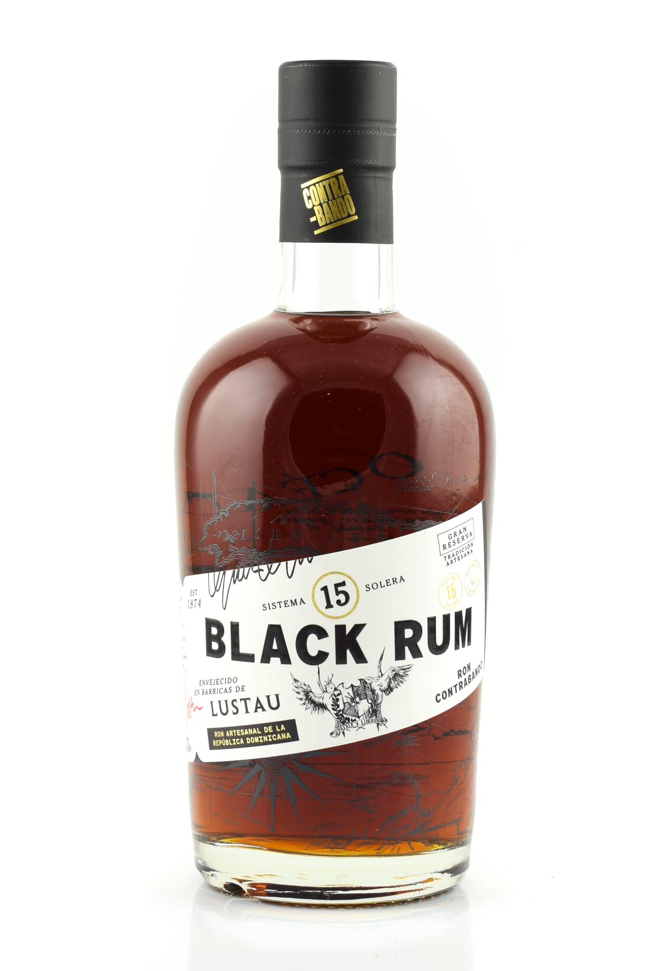 Ron Contrabando 15 Black Rum Sistema Solera