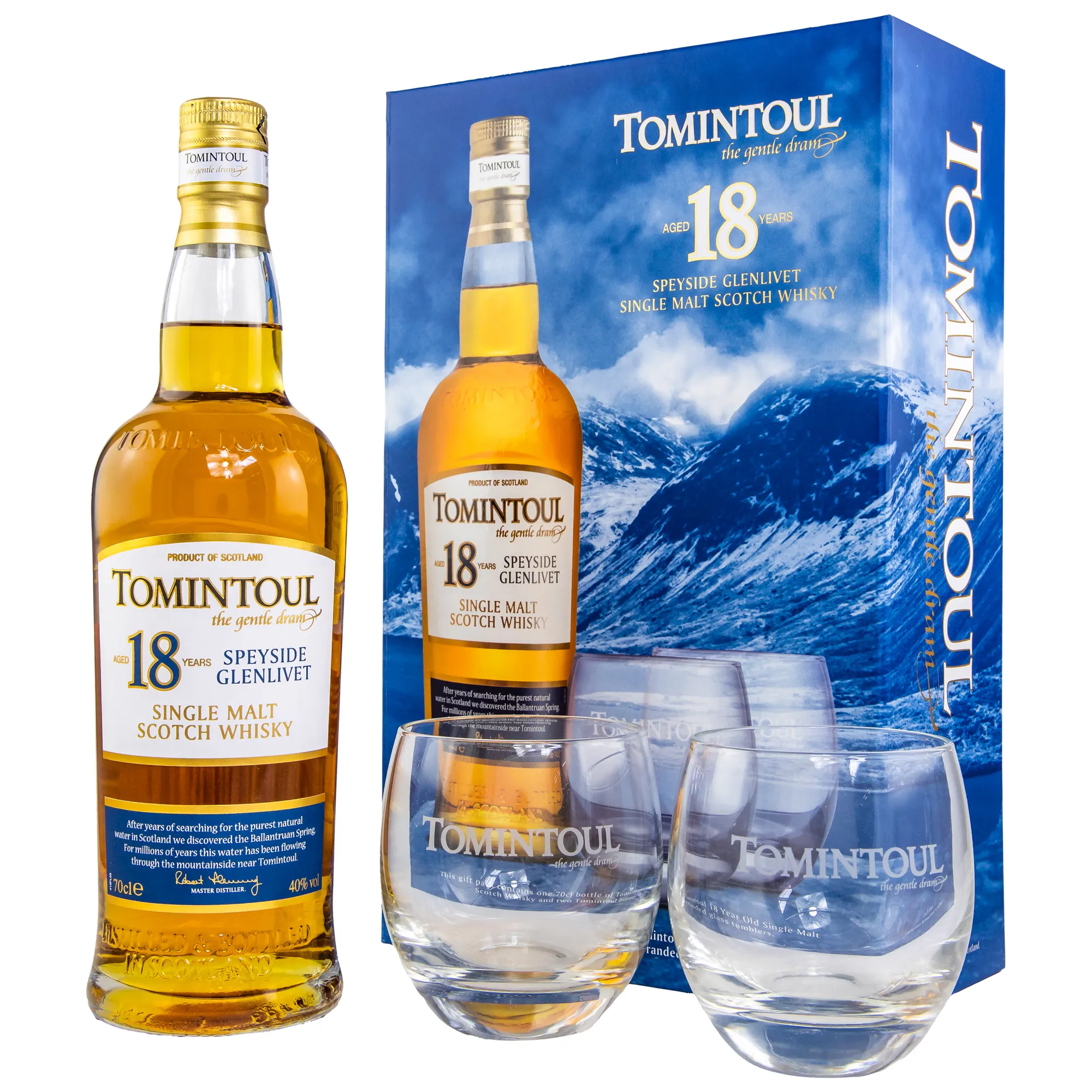 Tomintoul 18 Year Old, American Oak Cask, 40%