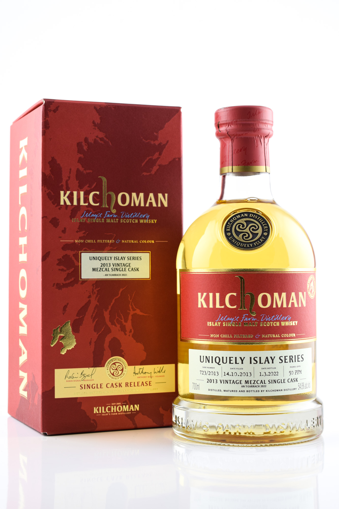 Kilchoman Vintage 2013 Single Mezcal Cask #723 54,8%vol. 0,7l #4/10
