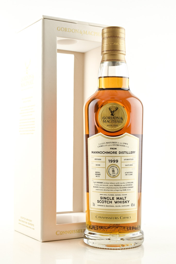 Mannochmore 1999/2018 Refill Sherry Butt Gordon & MacPhail Connoisseurs Ch. 46% vol. 0,7l