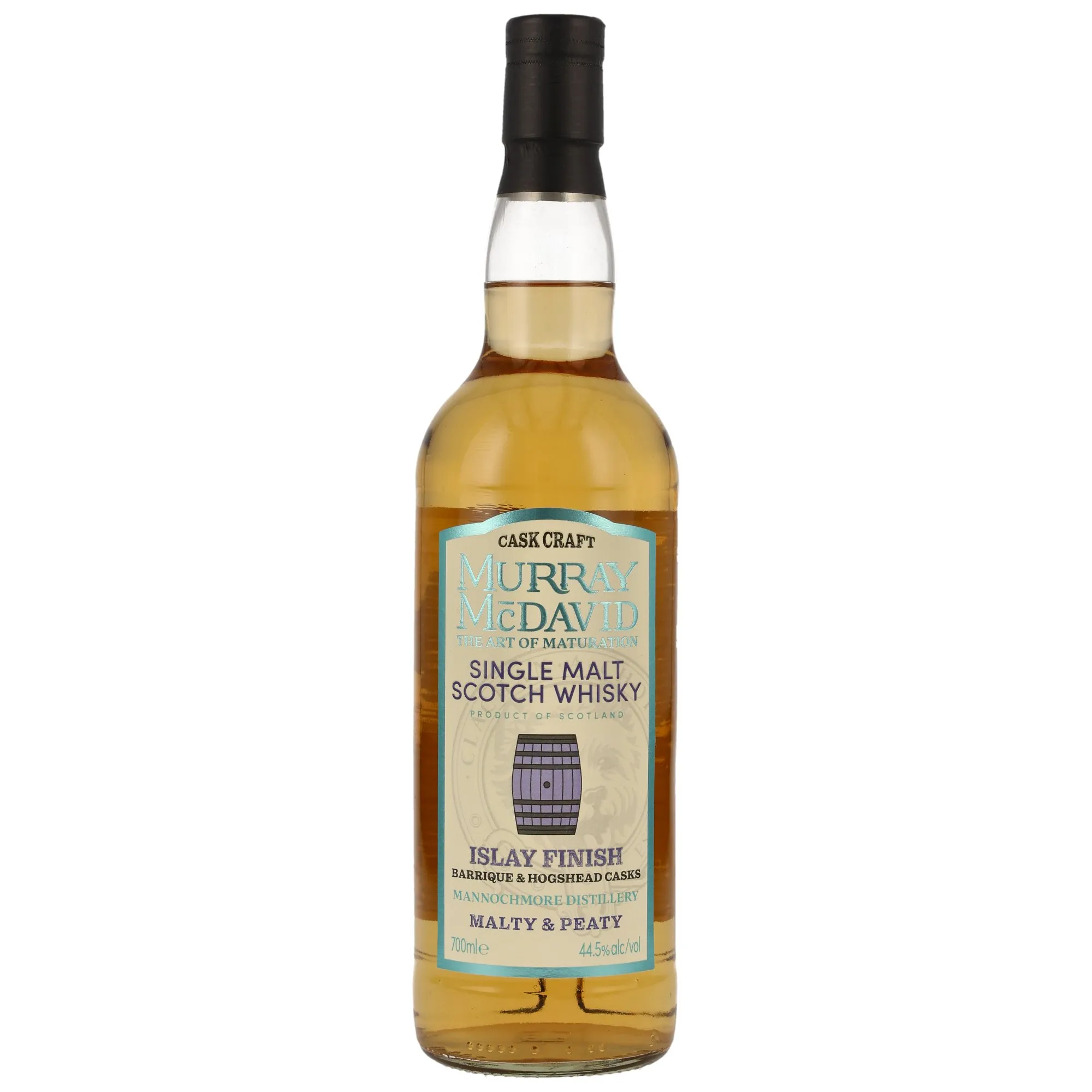 Mannochmore Islay Cask Finish, Barrique & Red Wine Hogshead Cask, Batch No. ISLY-01, Murray McDavid, 44.5%