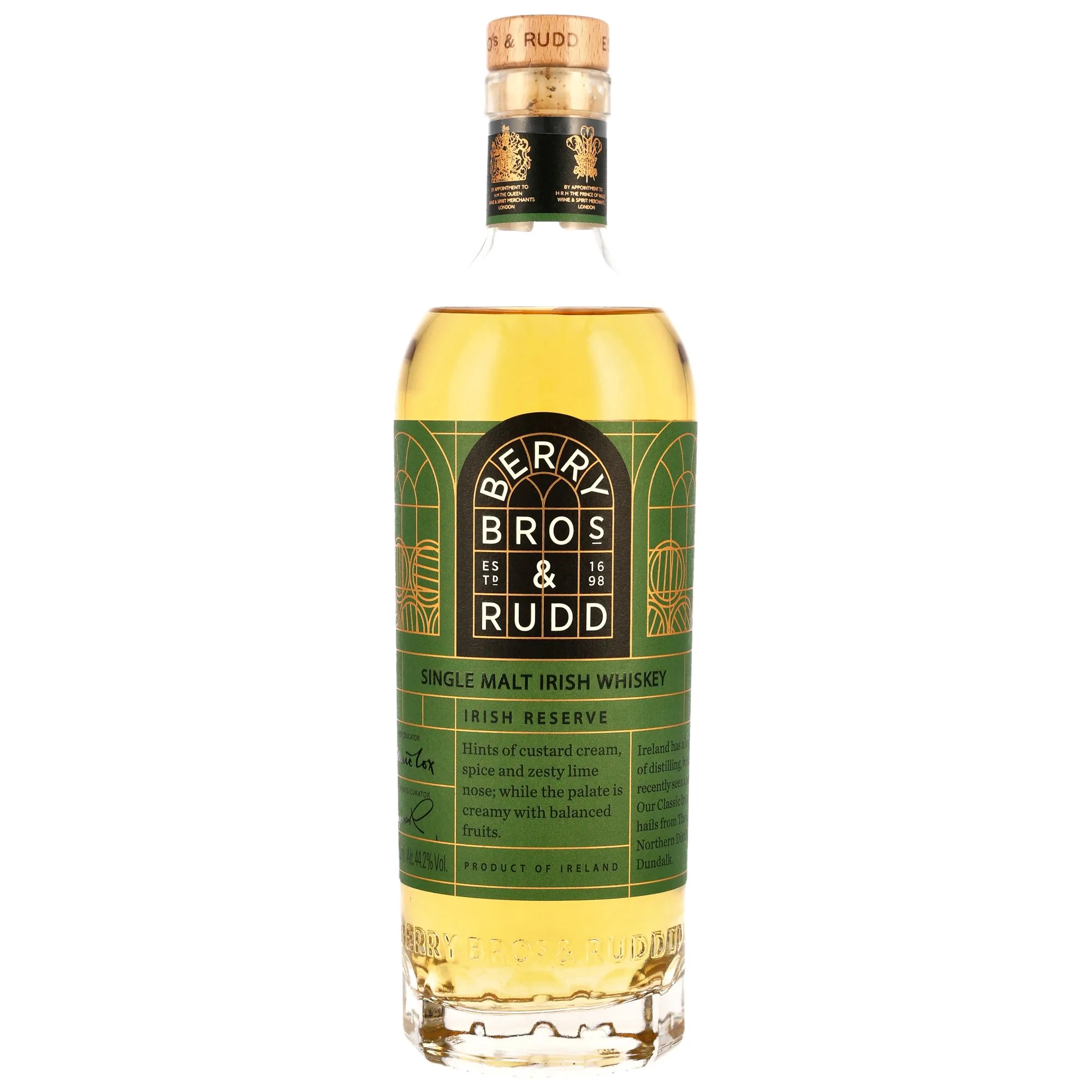 Great Northern Distillery Irish Reserve Single Malt Whiskey Classic Range, Oak Cask, Berry Bros. & Rudd, 44.2%