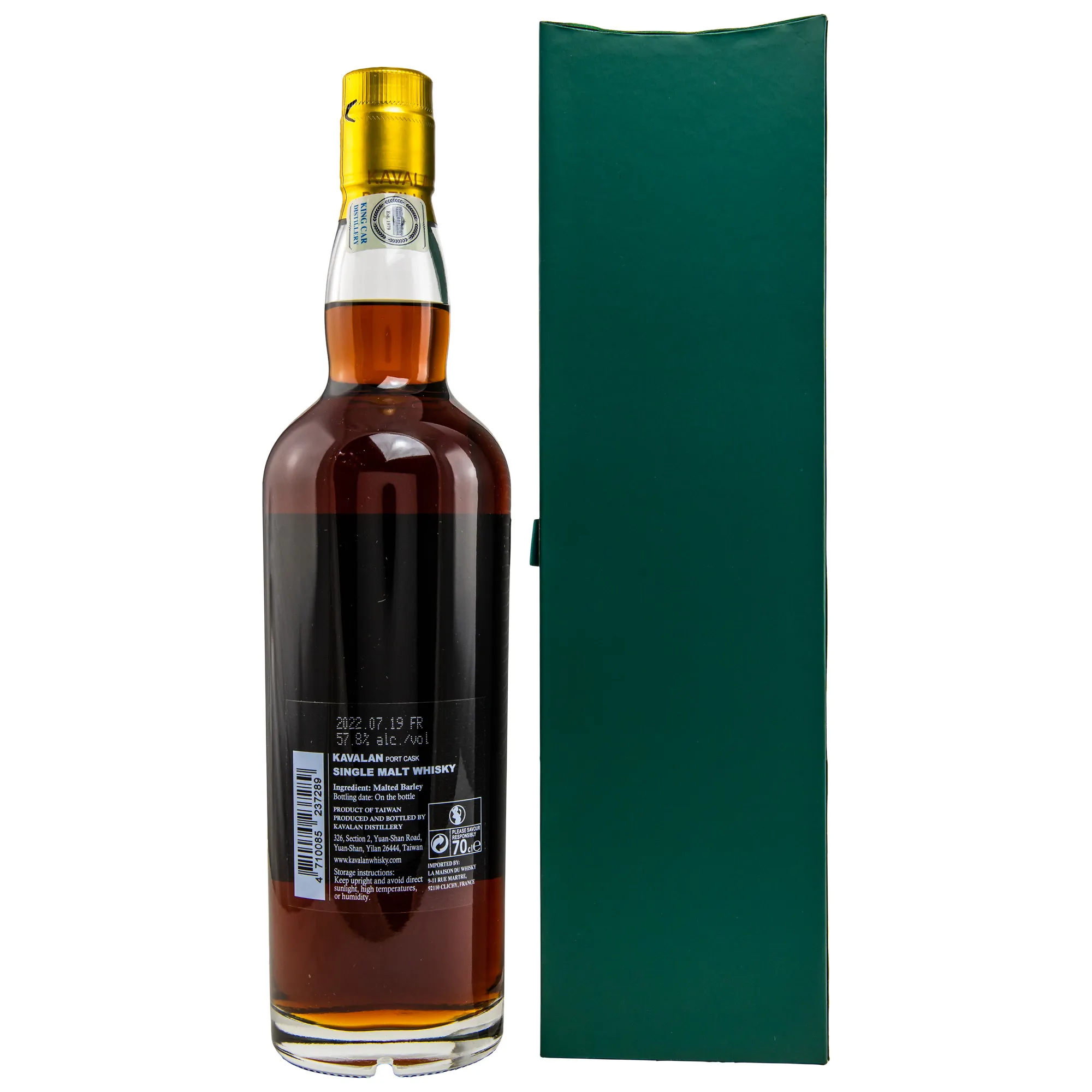 Kavalan Solist / Port Cask 57,8% - nicht nach Fassnummern getrennt