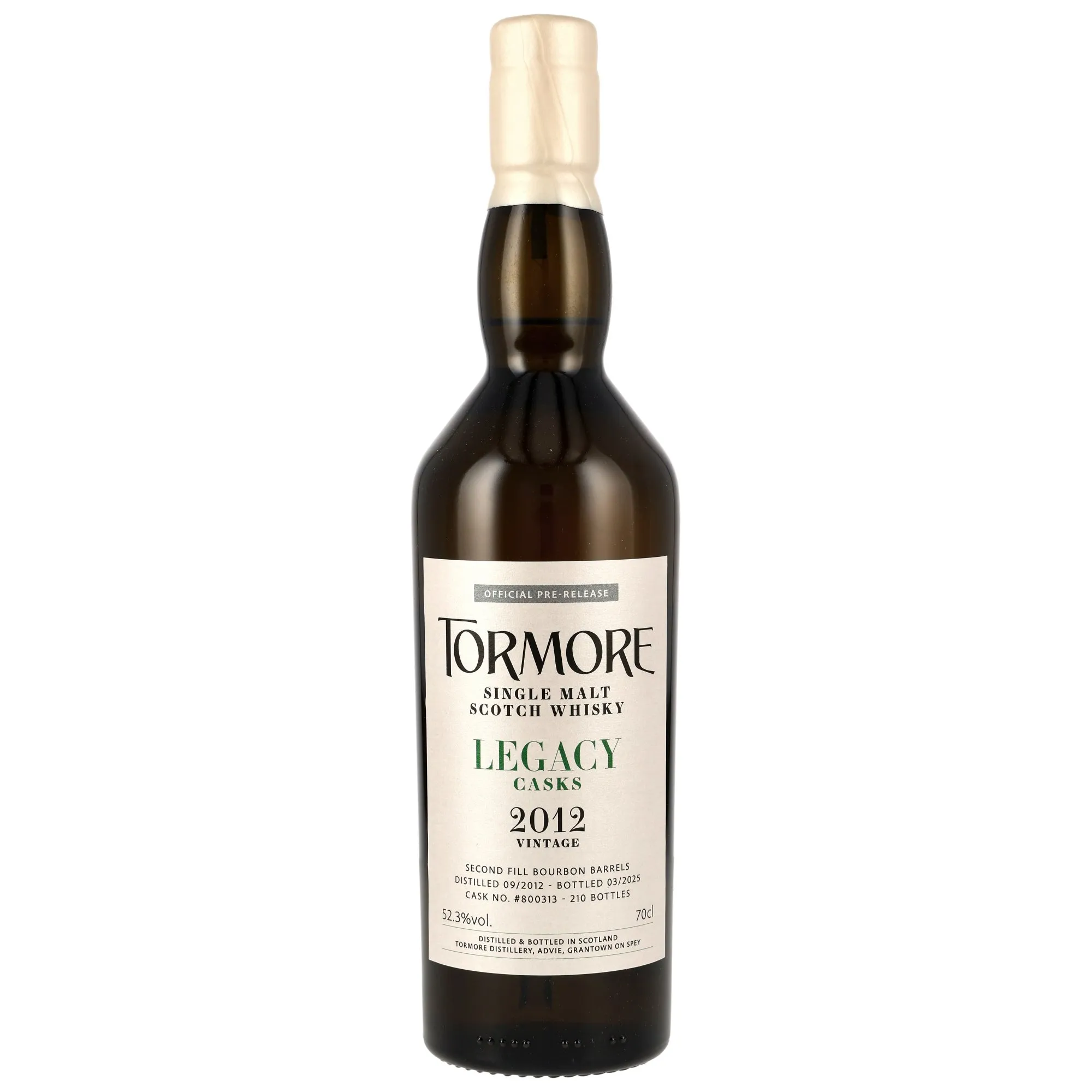 Tormore 2012/2025 - 12 Year Old - 2nd Fill Bourbon Barrel #800313 - Legacy Casks