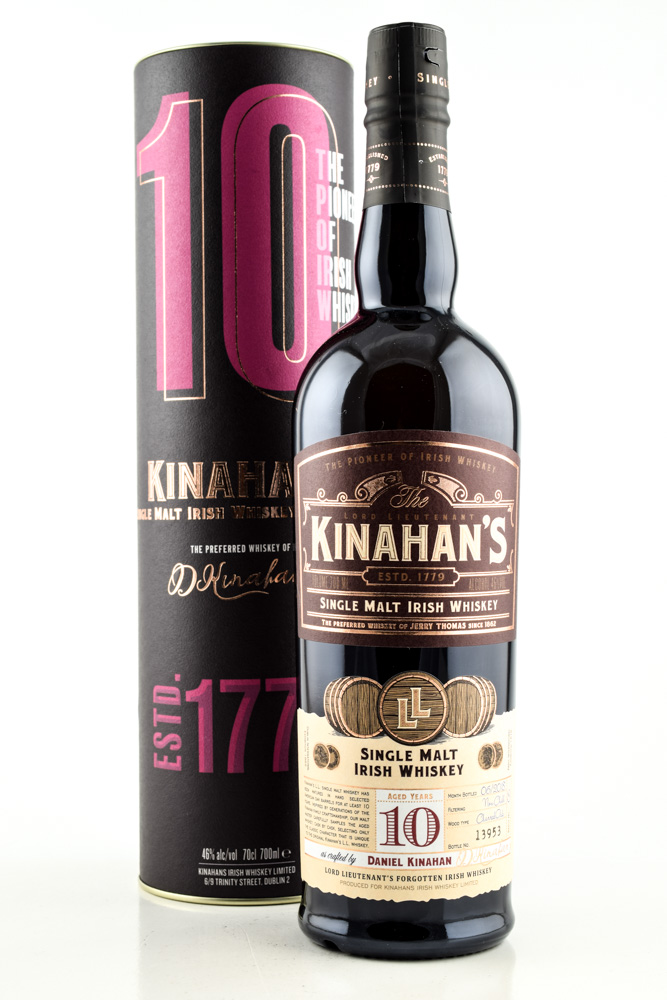 Kinahan's 10 Jahre 46%vol. 0,7l Kinahan's 10 Jahre 46%vol. 0,7l