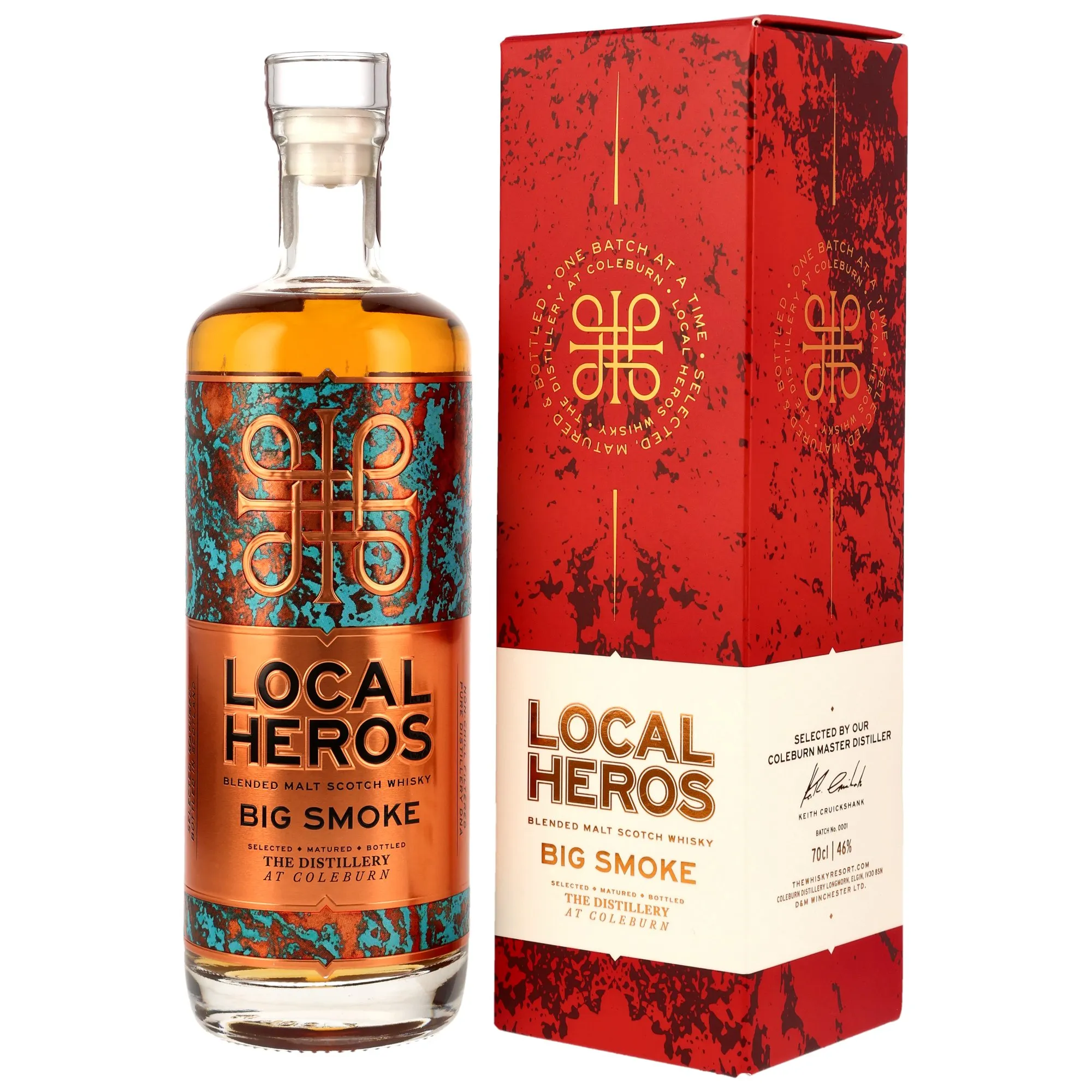 Coleburn Local Heros Big Smoke, Batch No. 001, 2025, 46%