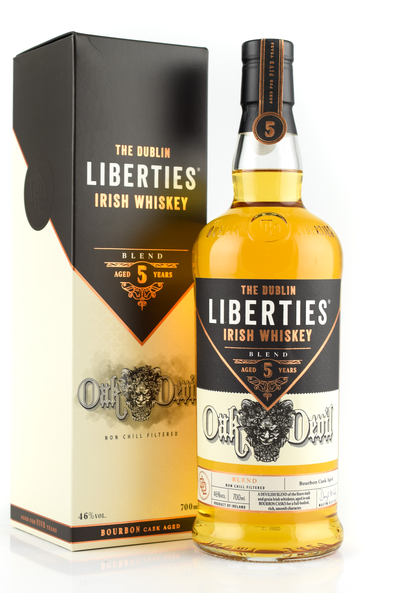 The Dublin Liberties Oak Devil 5 year old 46%vol. 0,7l The Dublin Liberties Oak Devil 5 year old 46%vol. 0,7l