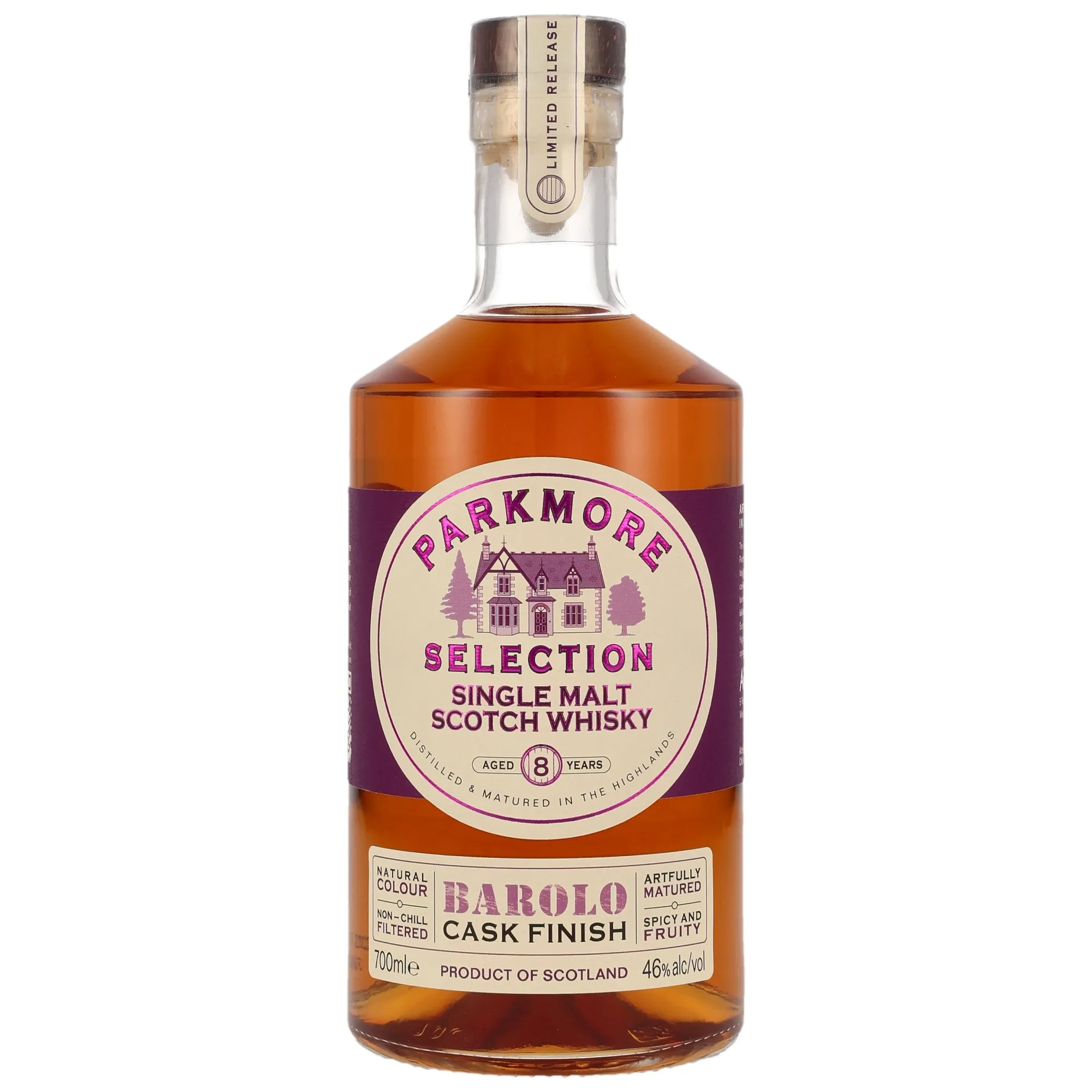 Highland Single Malt 8 Year Old Barolo Cask - Parkmore Selection
