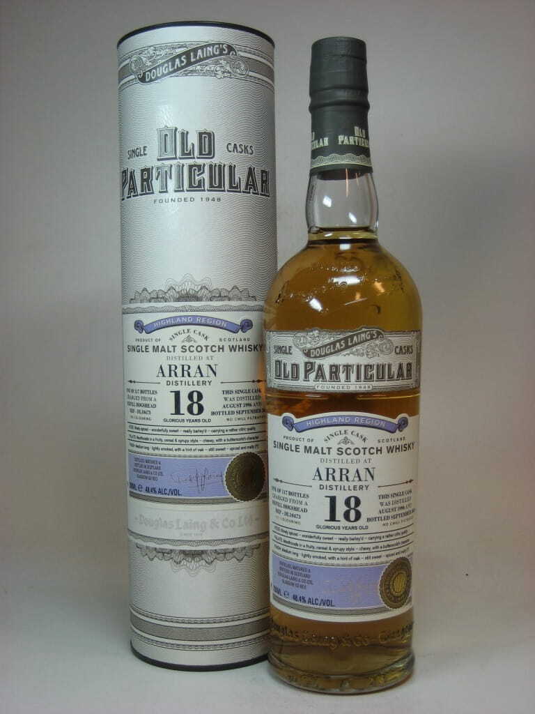 Arran 18 Jahre Refill Hogshead 1996/2014 Douglas Laing "Old Particular" 48,4%vol. 0,7l