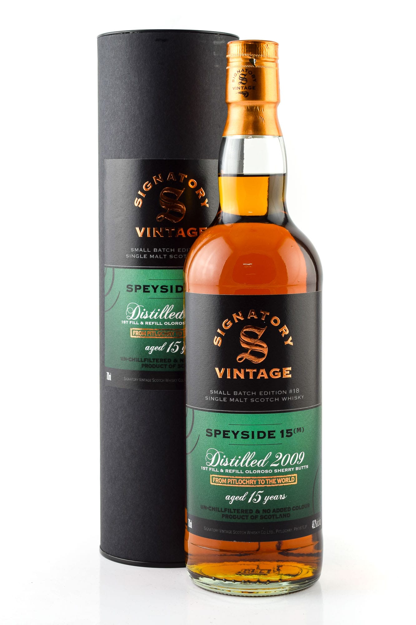 Speyside (M) 15 year old Small Batch Edition #18 Signatory