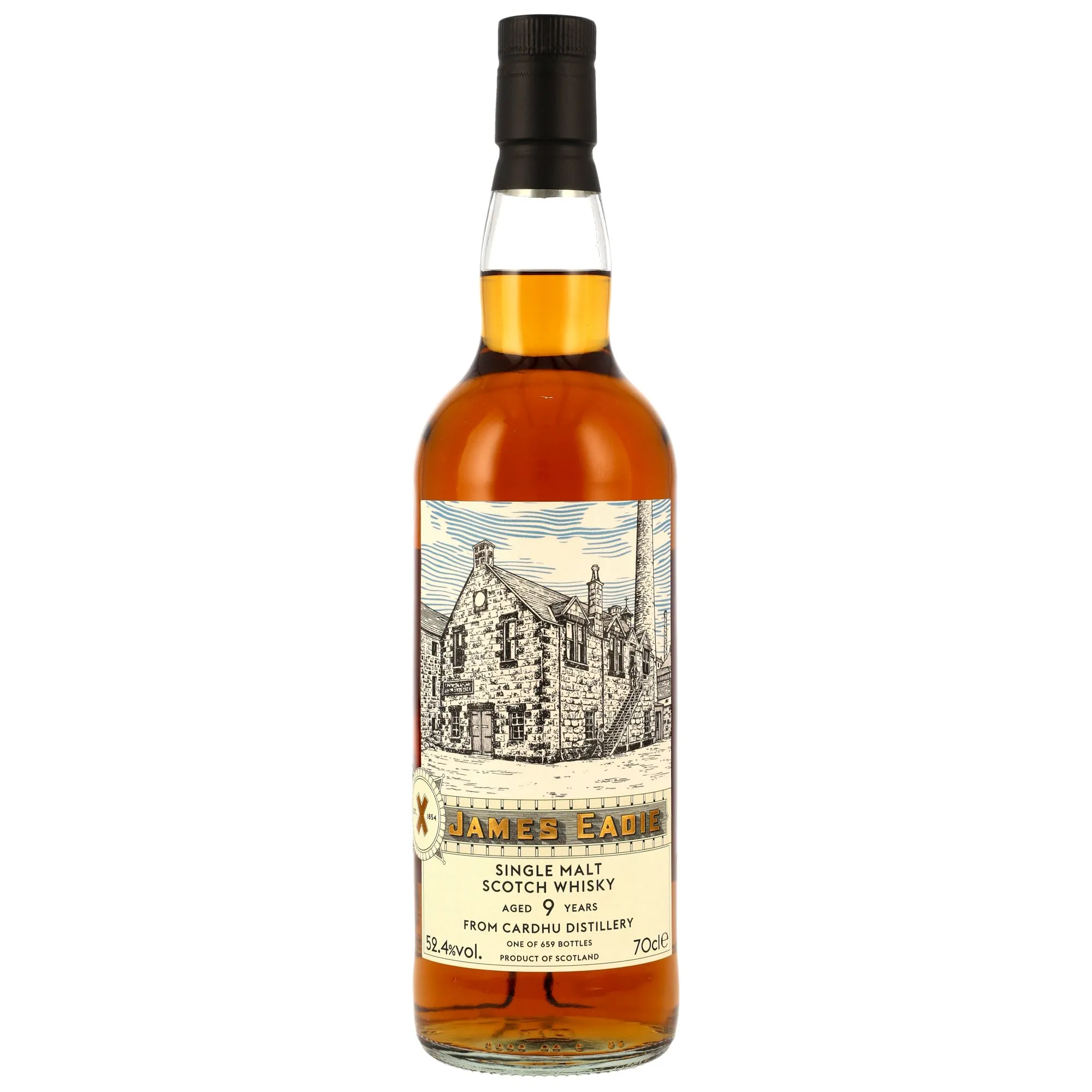 Cardhu 2016/2026 - 9 Jahre - 1st Fill Bourbon Hogsheads - James Eadie
