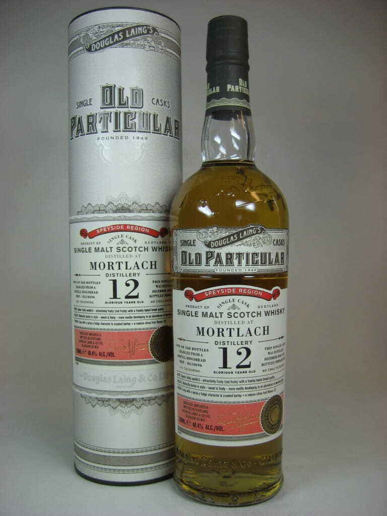 Mortlach 12 Year Old Refill Hogshead 2002/2015 Douglas Laing "Old Particular" 48.4% vol. 0,7l Mortlach 12 Year Old Refill Hogshead 2002/2015 Douglas Laing "Old Particular" 48.4% vol. 0,7l