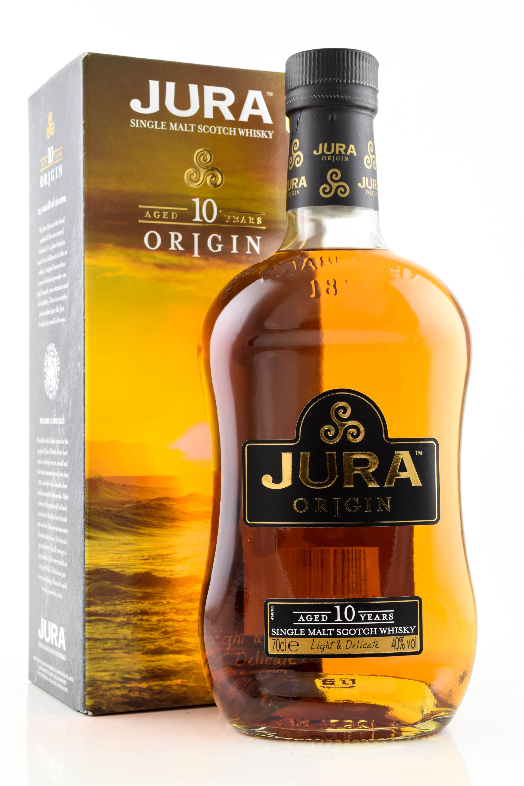 *Jura 10 Jahre Origin 40%vol. 0,7l - ohne Geschenkpackung
