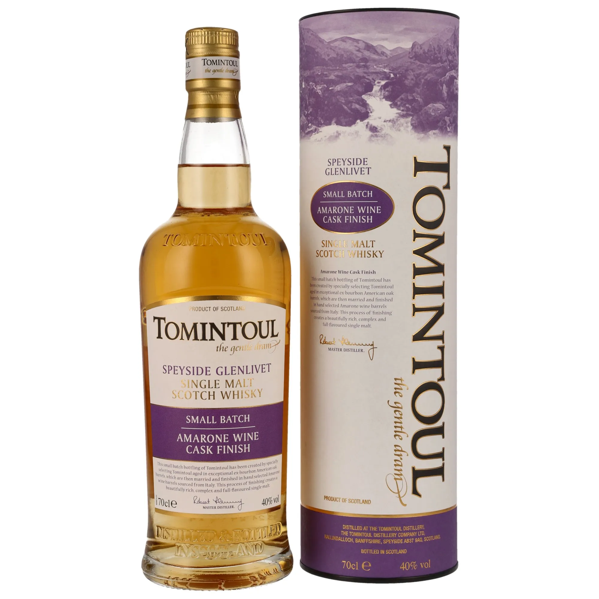 Tomintoul Amarone Cask Finish, Bourbon & Amarone Cask, 2024, 40%