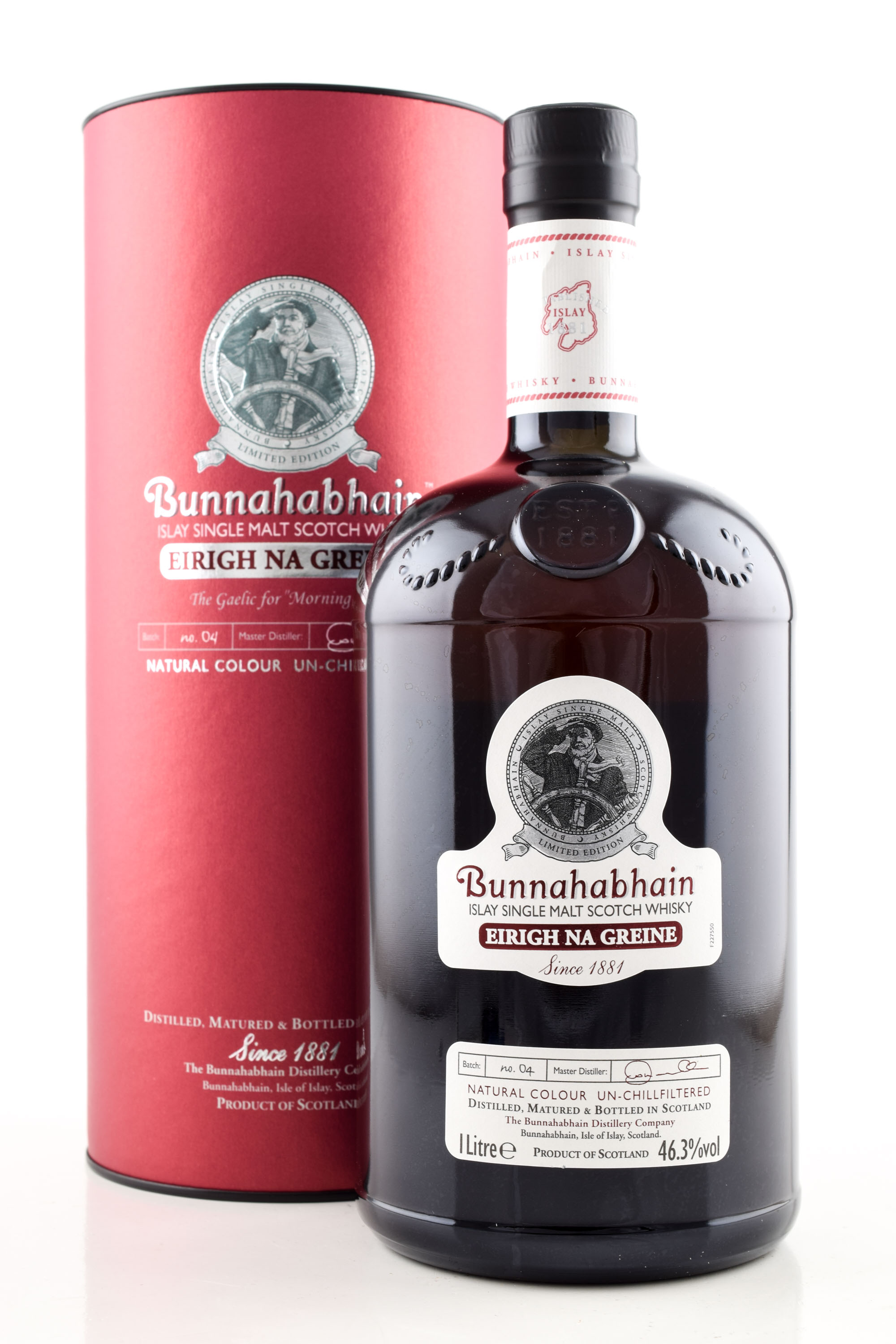 Bunnahabhain Eirigh Na Greine 46.3% vol. 1.0l - old equipment Bunnahabhain Eirigh Na Greine 46.3% vol. 1.0l - old equipment