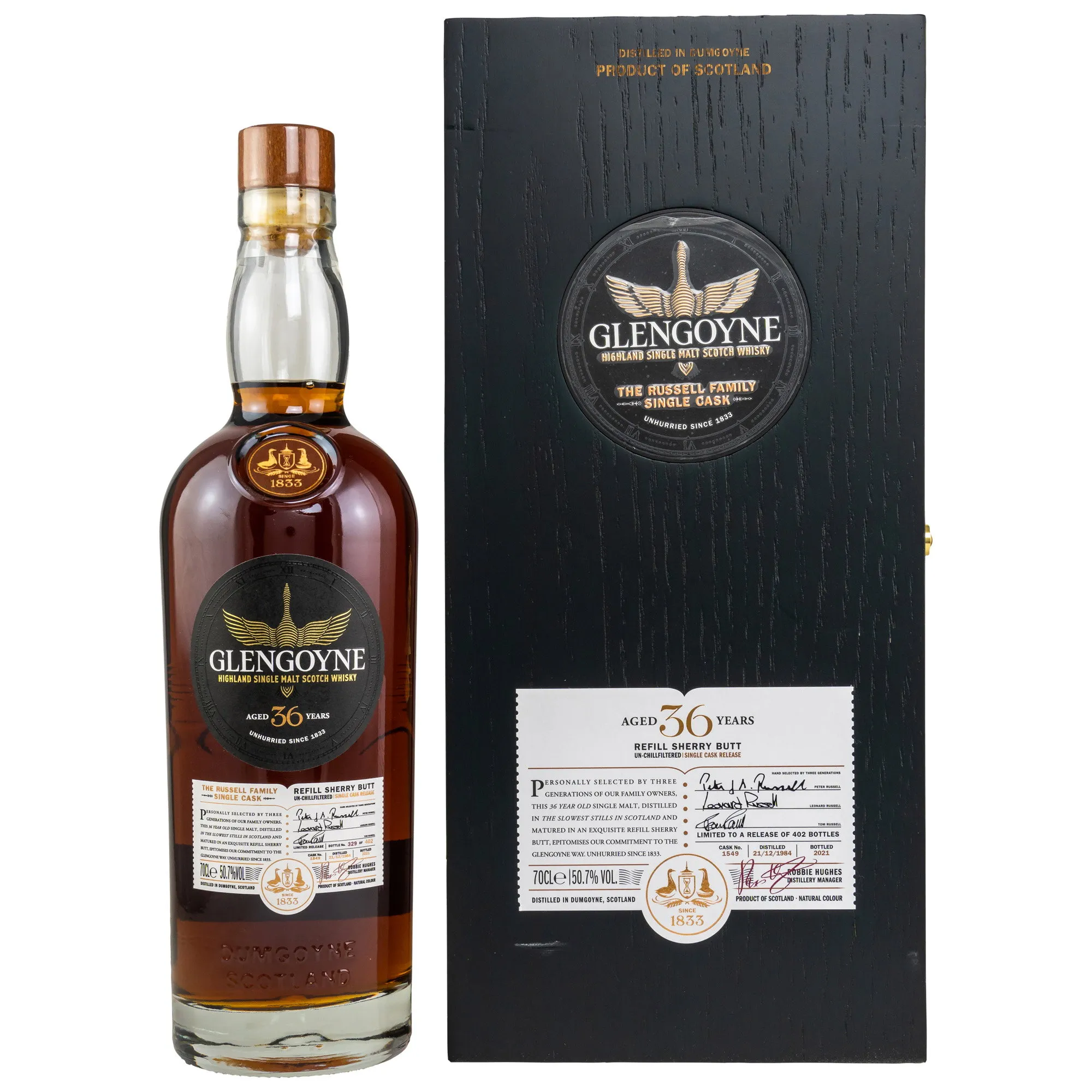 Glengoyne1984/2021 - 36 Year Old - The Russell Cask #1549