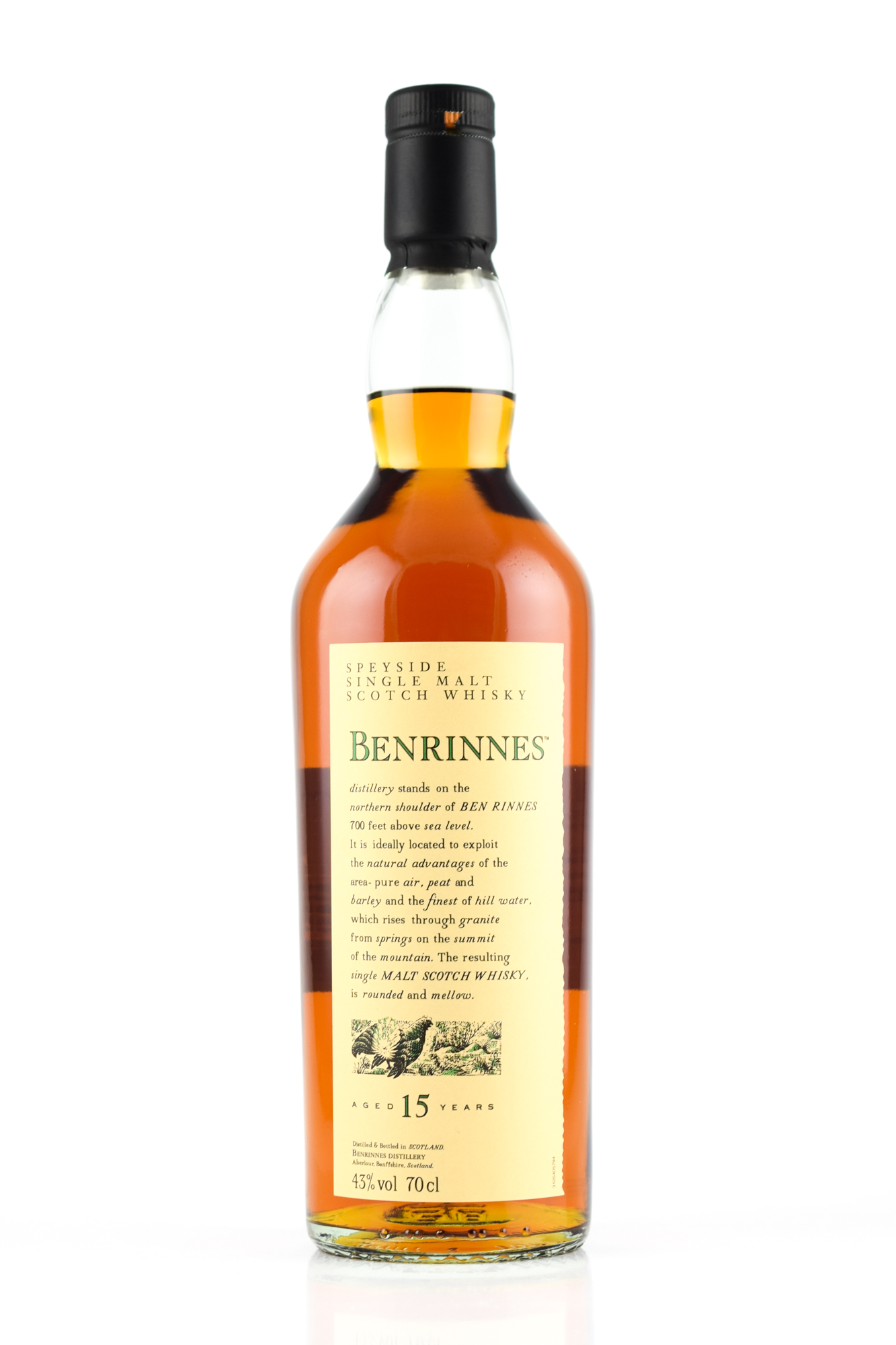 Benrinnes 15 Jahre Flora & Fauna 43%vol. 0,7l