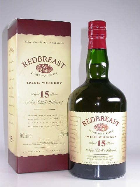 Redbreast 15 Jahre Pure Pot Still 46%vol. 0,7l - altes Design