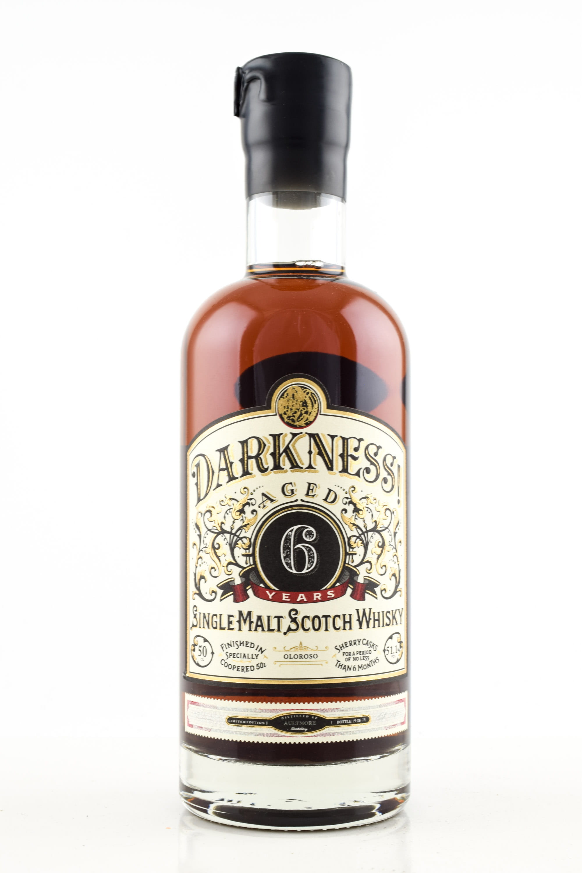 Darkness! Aultmore 6 Jahre Oloroso Cask Finish 51,1%vol. 0,5l