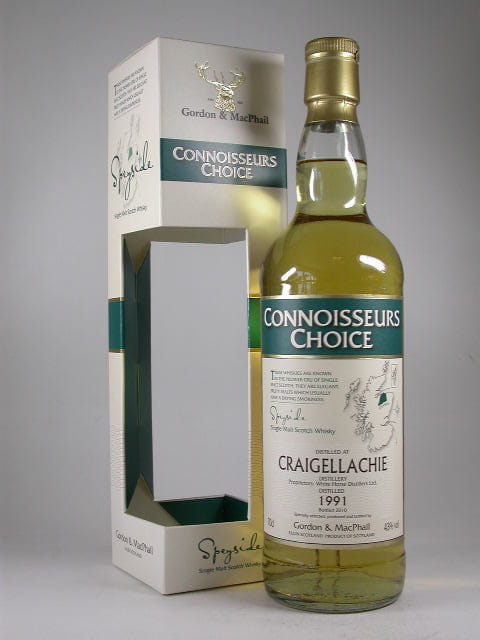 Craigellachie 1991/2010 Gordon & MacPhail Connoisseurs Ch. 43%vol. 0,7l