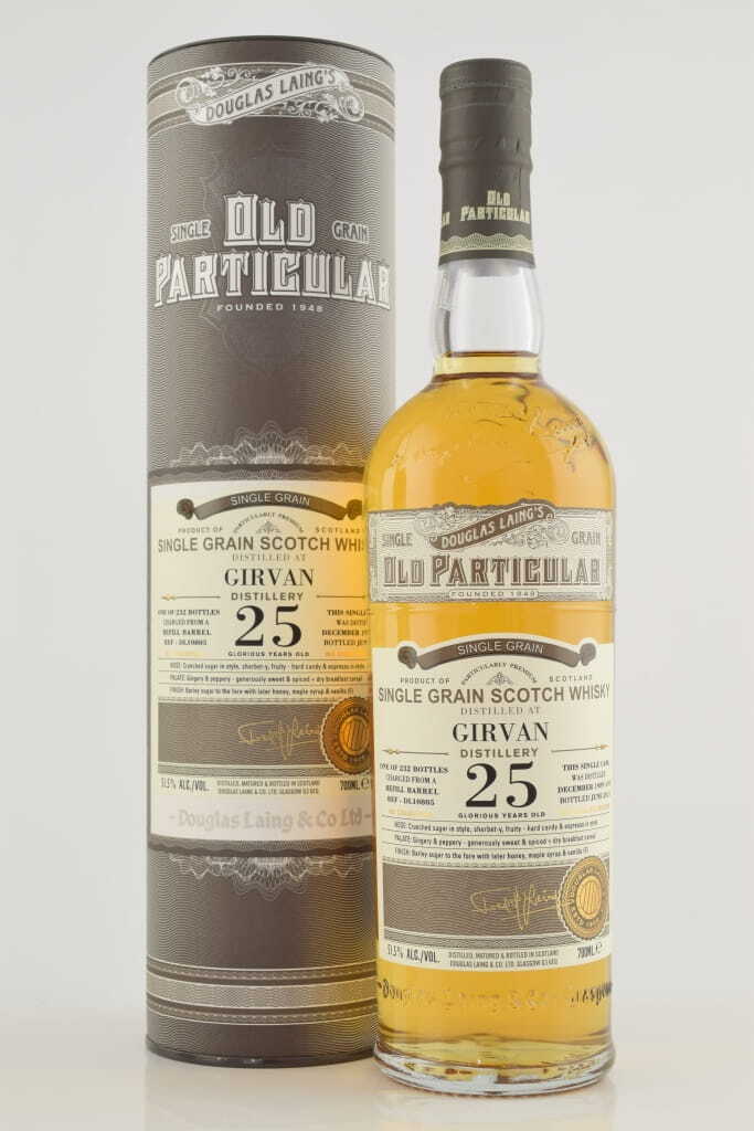 Girvan 25 Year Old Refill barrel 1989/2015 Douglas Laing "Old Particular" 51.5% vol. 0,7l Girvan 25 Year Old Refill barrel 1989/2015 Douglas Laing "Old Particular" 51.5% vol. 0,7l