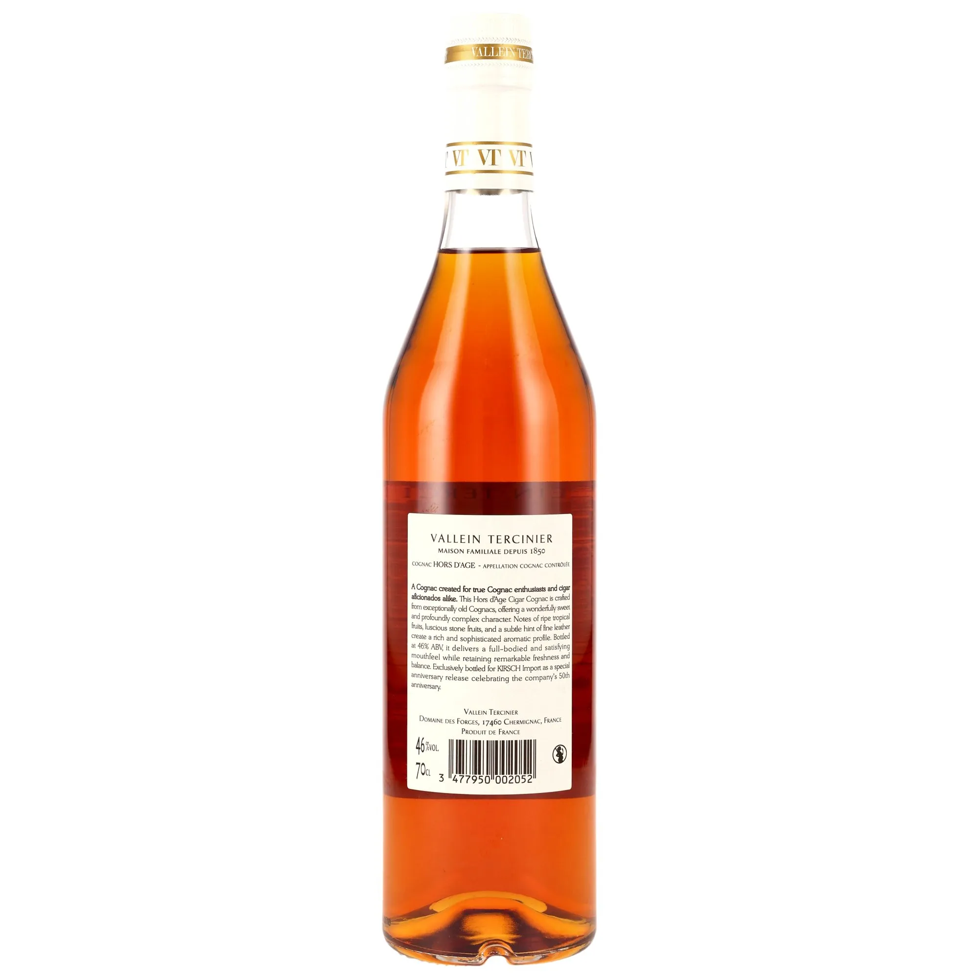 Vallein Tercinier Tres Vieux Cigar Blend Hors d'Age - 50th Anniversary Kirsch Import
