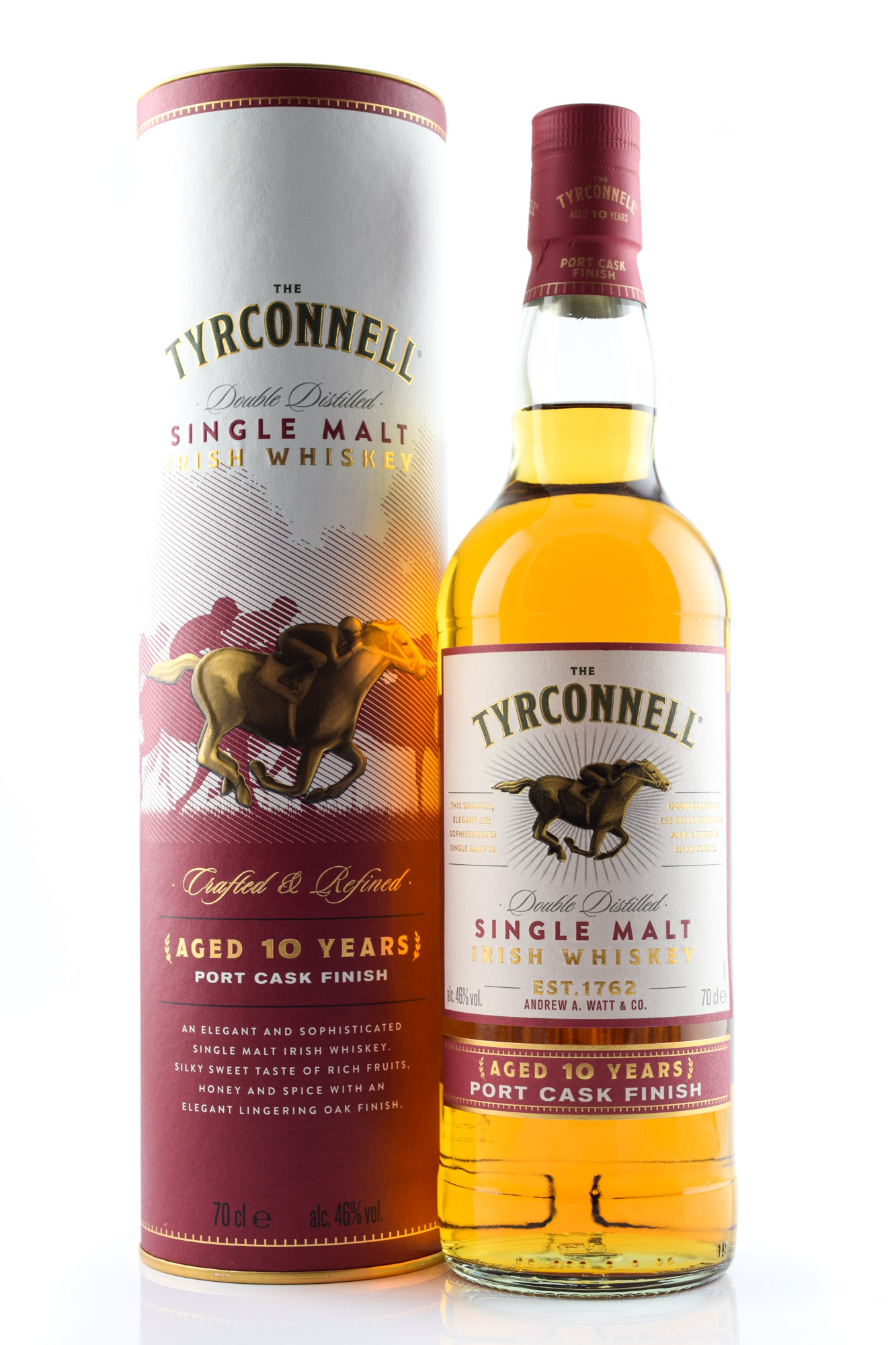 The Tyrconnell 10 Year Old Port Finish 46% vol. 0,7l The Tyrconnell 10 Year Old Port Finish 46% vol. 0,7l
