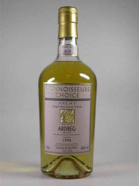 Ardbeg 1996/2005 #919 Gordon & MacPhail Connoisseurs Ch. 46%vol. 0,7l