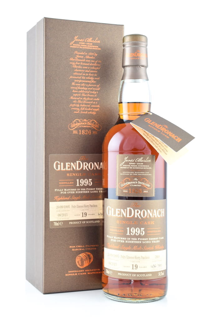 Glendronach 19 Jahre 1995/2015 Single Cask #3806 54,5%vol. 0,7l