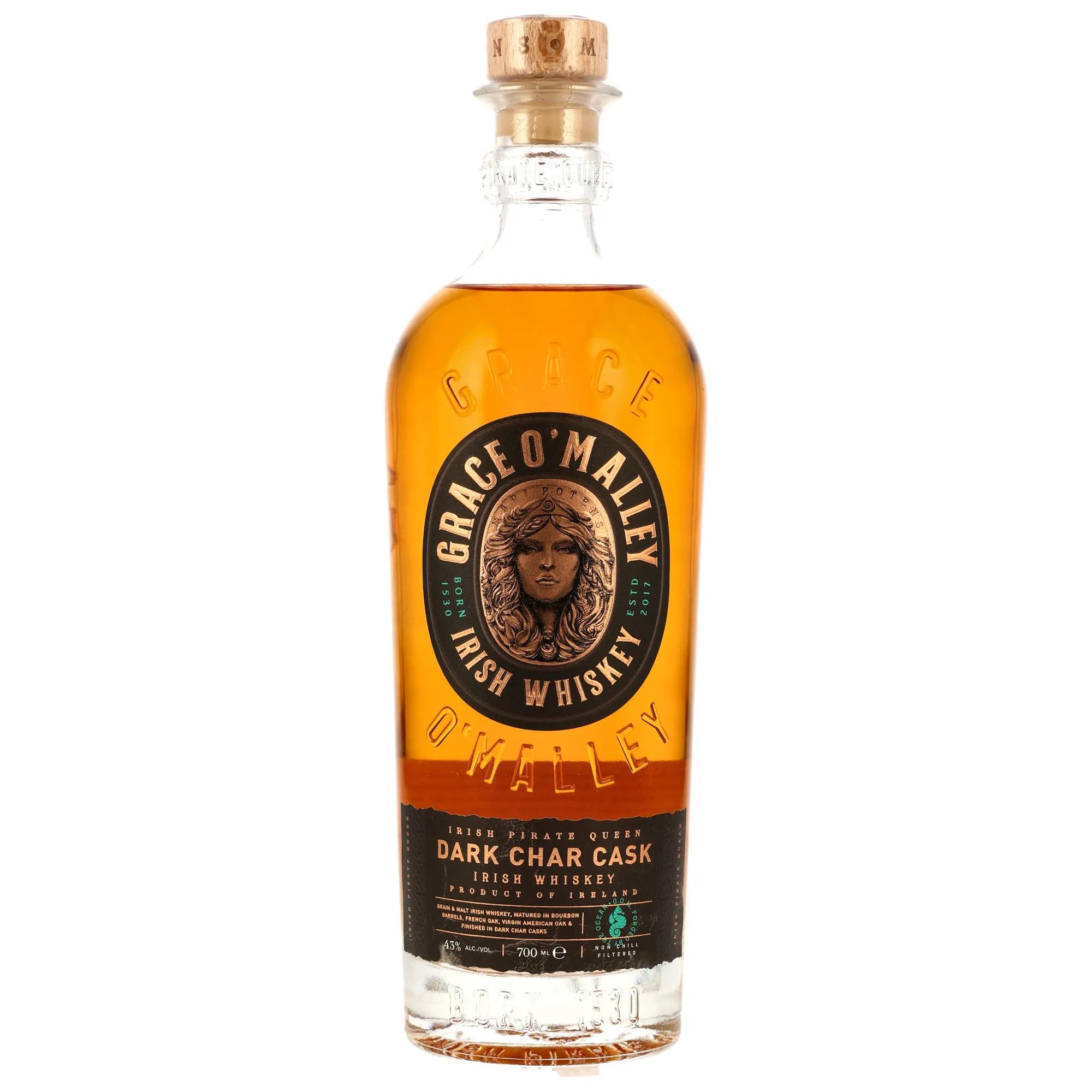 Grace O’Malley Dark Char Cask Whiskey - ohne GP - 43%