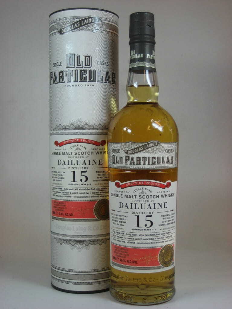 Dailuaine 15 Jahre Bourbon Barrel 1998/2013 Douglas Laing "Old Particular" 48,4%vol. 0,7l