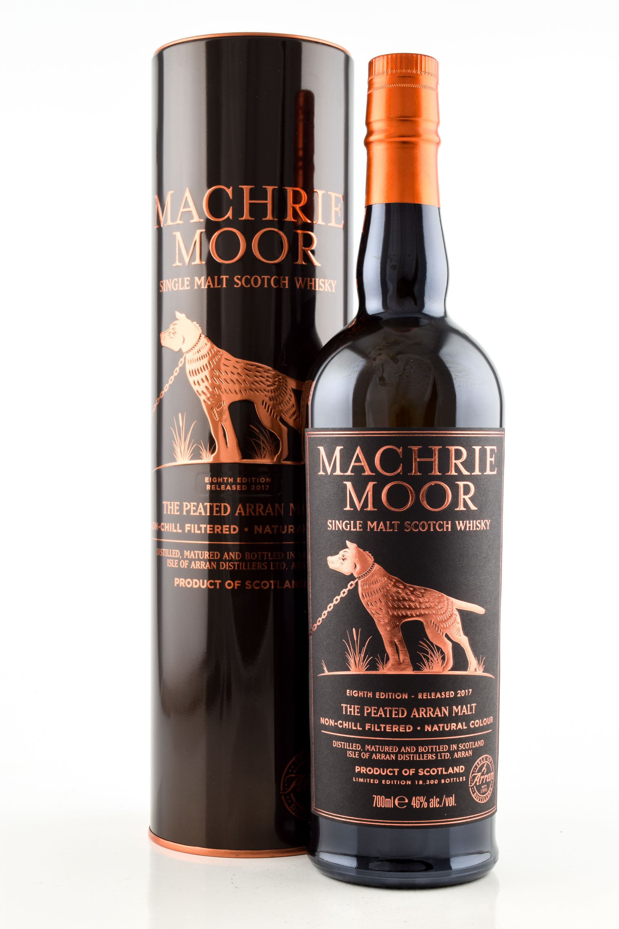 *Arran Machrie Moor - The Peated Malt 8th Edition 2017 46%vol. 0,7l - ohne Geschenkdose