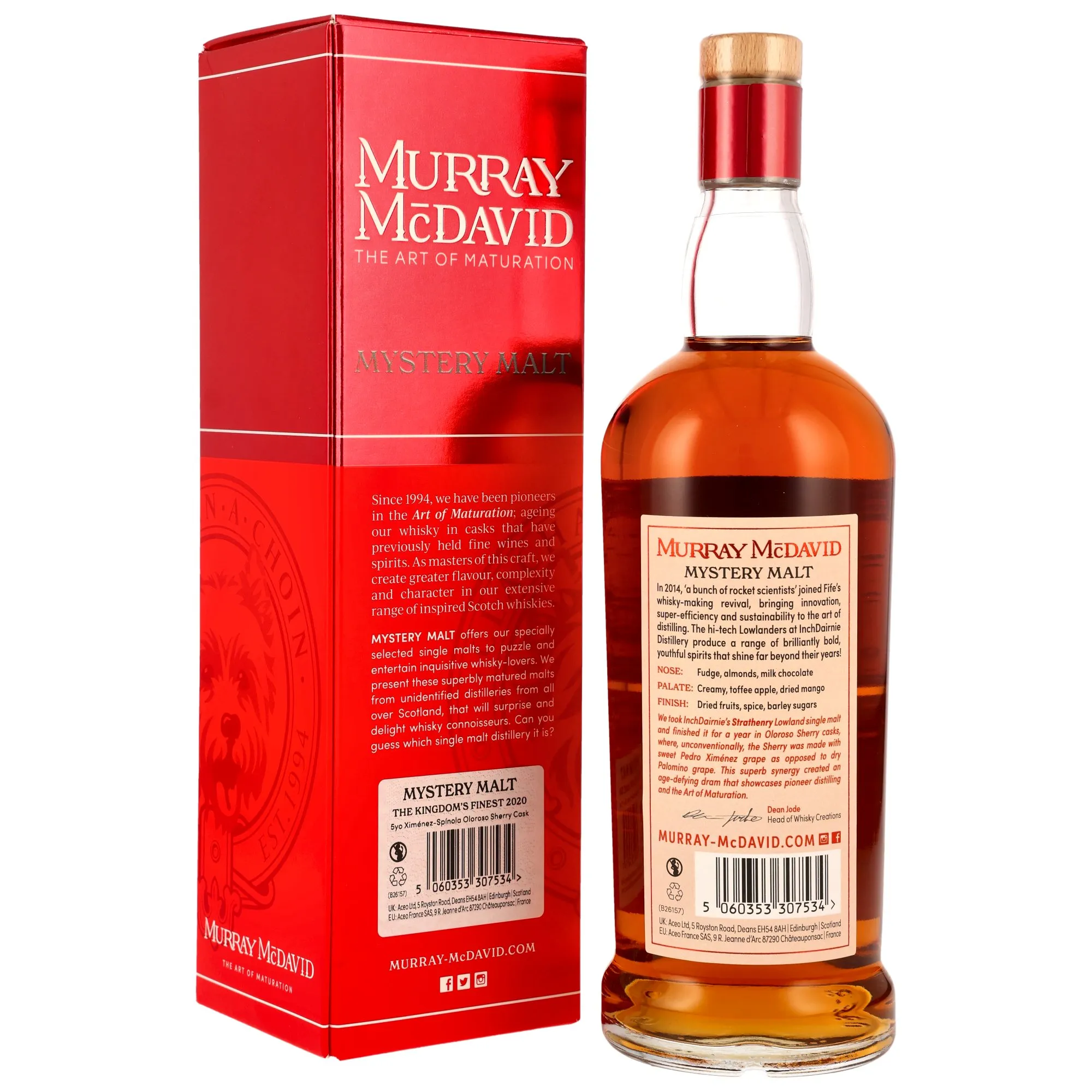 The Kingdoms Finest 2020/2026 - 5 Jahre - Oloroso Sherry Casks - Murray McDavid