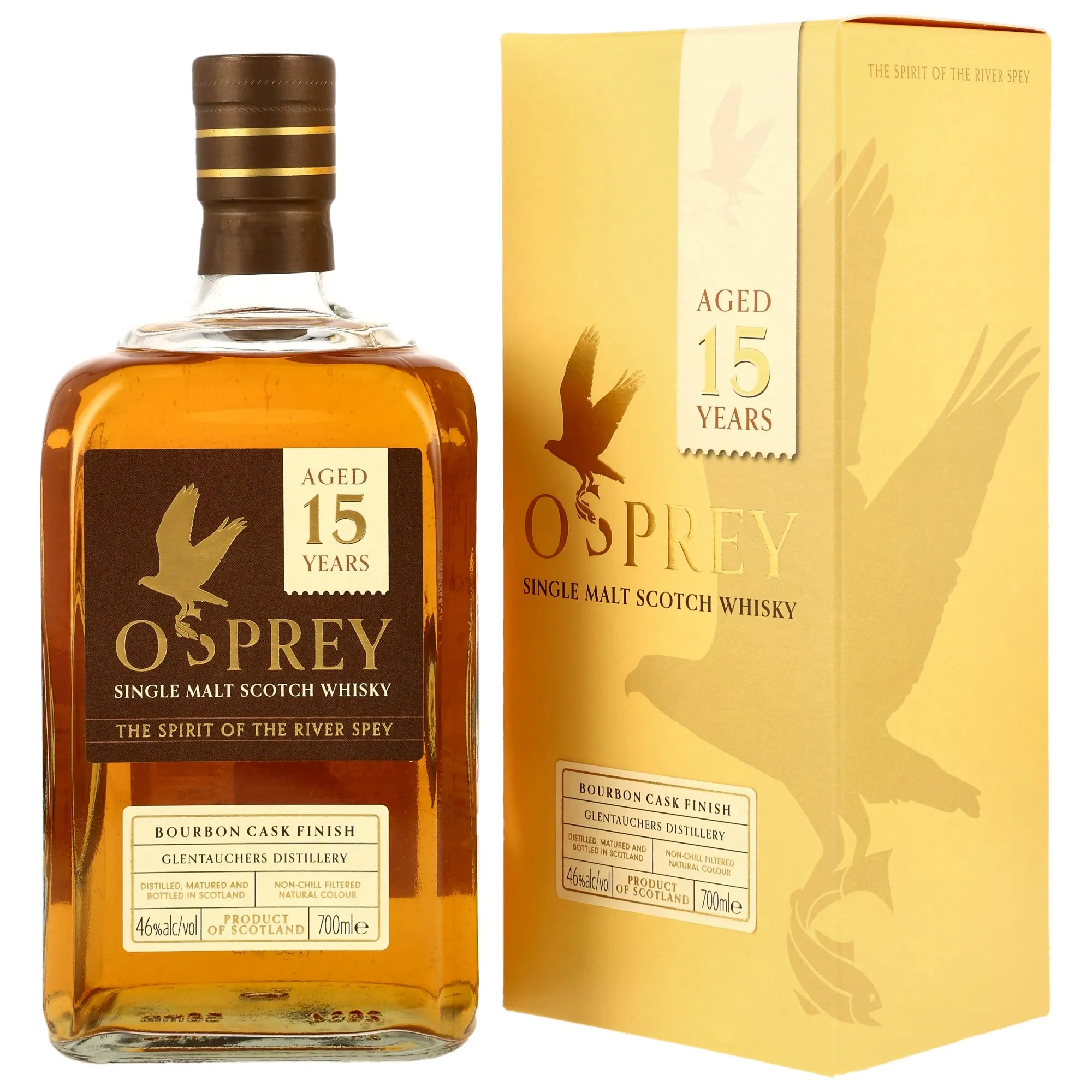 Glentauchers 15 Year Old Single Malt - Bourbon Cask Finish - Osprey