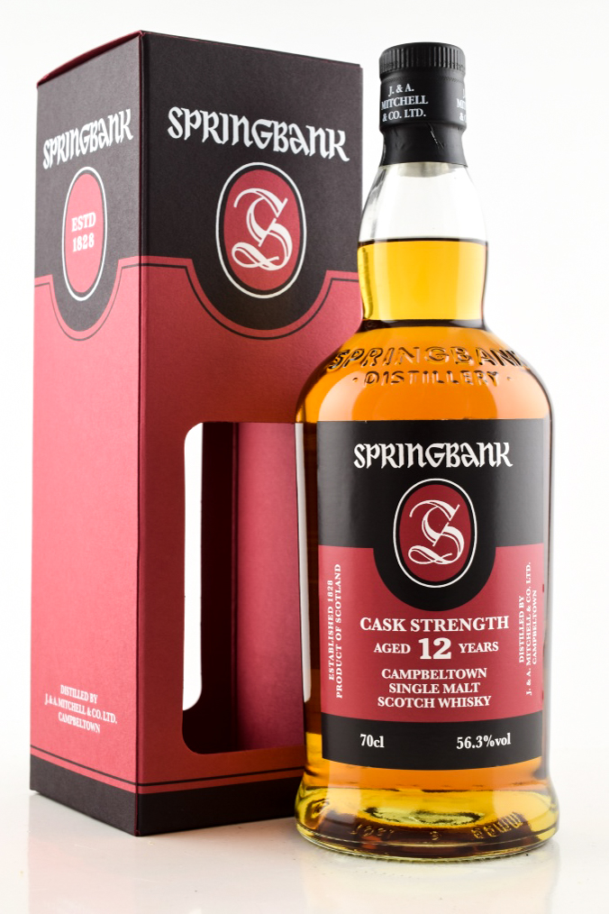 Springbank 12 Year Old Cask Strength 56.3% vol. 0,7l Springbank 12 Year Old Cask Strength 56.3% vol. 0,7l