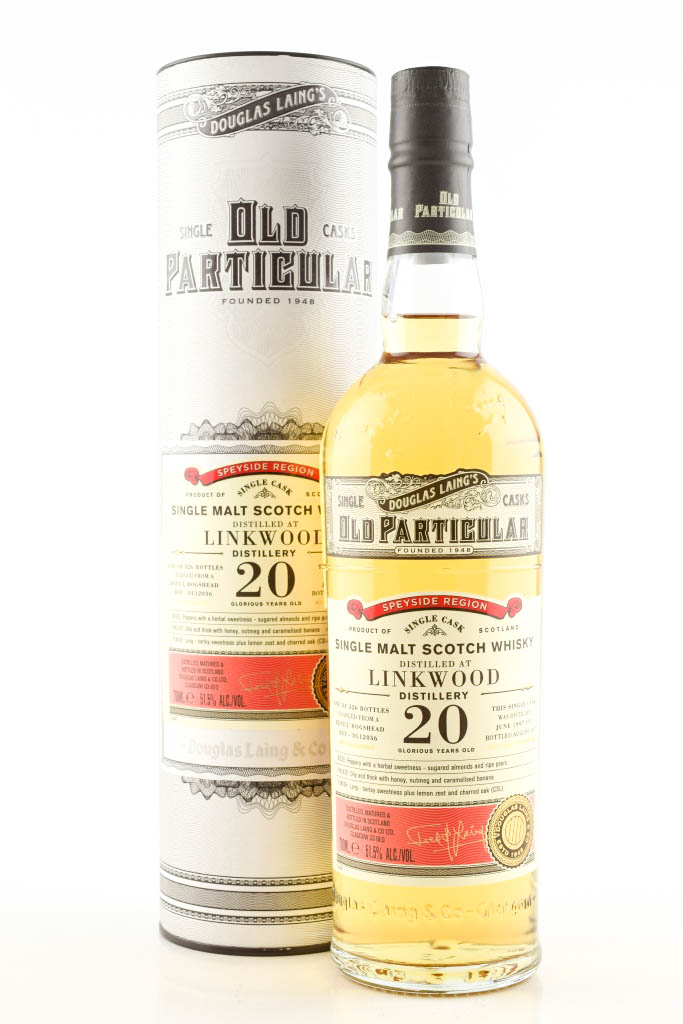 Linkwood 20 Jahre Refill Hogshead 1997/2017 Douglas Laing "Old Particular" 51,5%vol. 0,7l