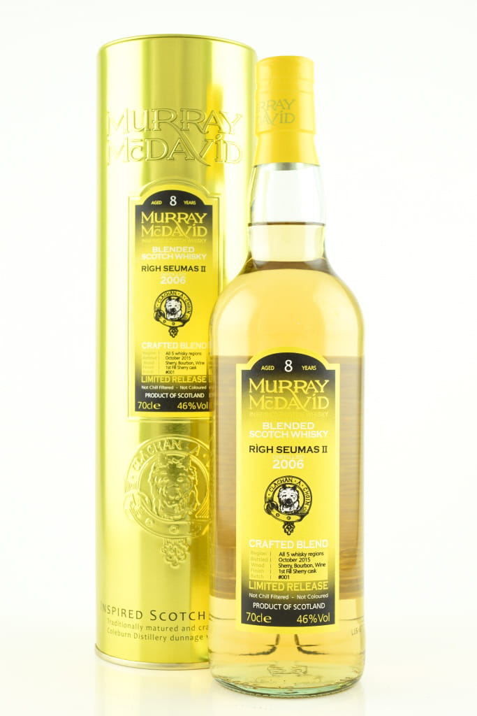 Righ Seumas II eight Year Old 2006/2015 Murray McDavid 46% vol. 0,7l