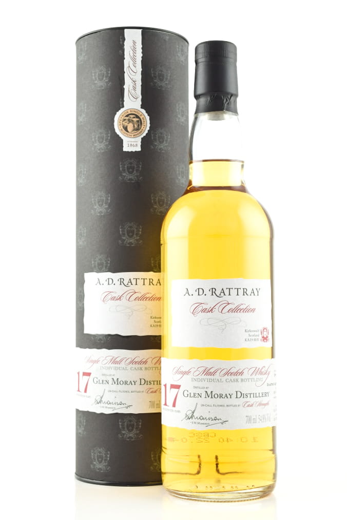 Glen Moray 17 Jahre 1998/2016 A.D. Rattray 54,8%vol. 0,7l