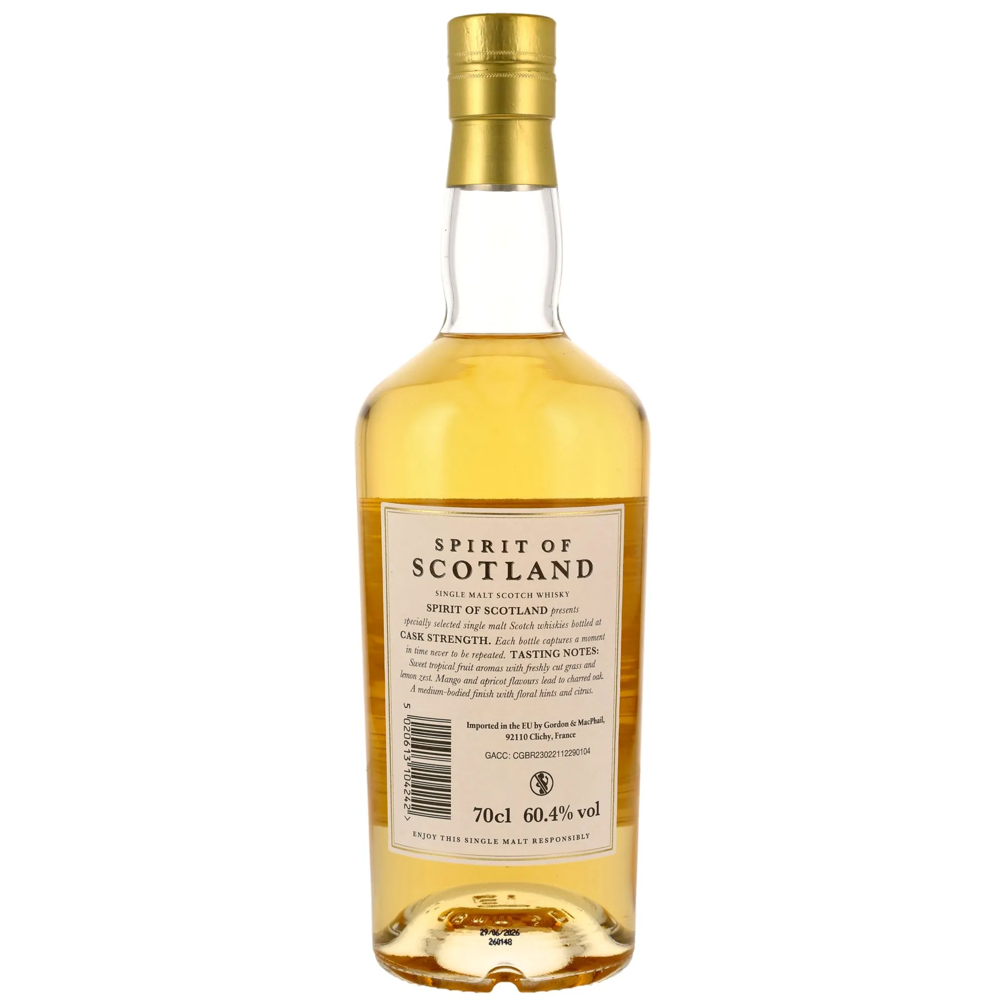 Annandale 2018 Refill Bourbon Barrel #163 - Spirit of Scotland - Gordon & MacPhail