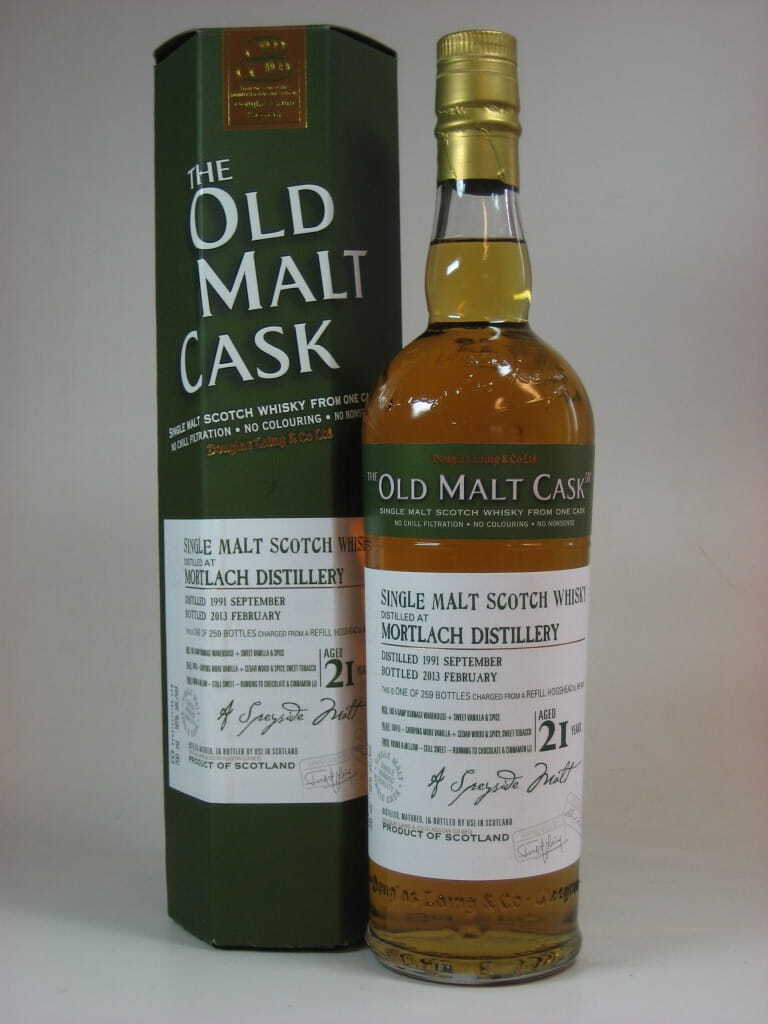Mortlach 21 Jahre 1991/2013 Refill Hogshead Douglas Laing "Old Malt Cask" 50%vol. 0,7l