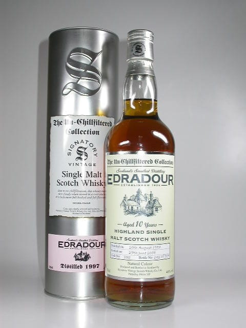 Edradour 10 Jahre 97/08 Single Cask Signatory 46%vol. 0,7l