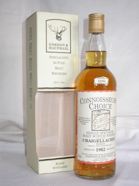Craigellachie 82/96 Gordon&MacPhail Connoisseurs Ch 40%vol. 0,7l
