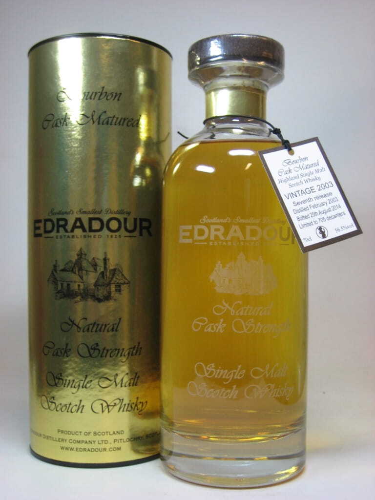 Edradour Bourbon Cask Matured 2003/2014 56,5%vol. 0,7l Edradour Bourbon Cask Matured 2003/2014 56,5%vol. 0,7l