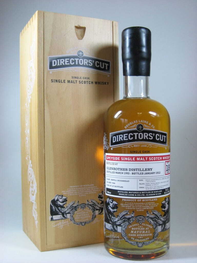 Glenrothes 18 Jahre 1993/2012 Douglas Laing Director's Cut 54,2%vol. 0,7l