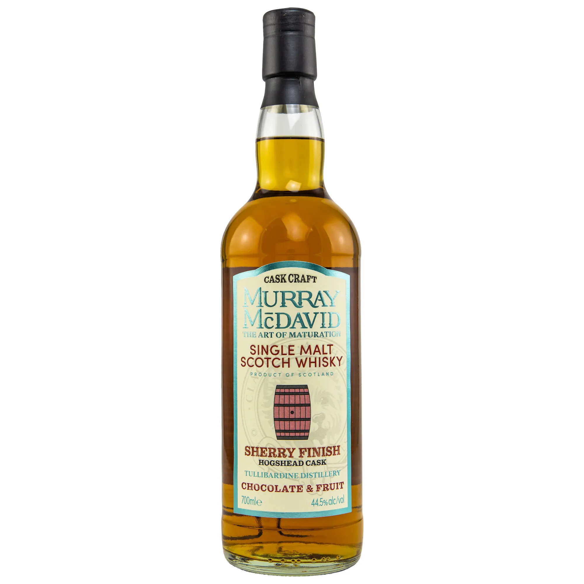Tullibardine Sherry Cask Finish, Sherry Cask, Batch No. SHRY-02, Murray McDavid, 44.5%