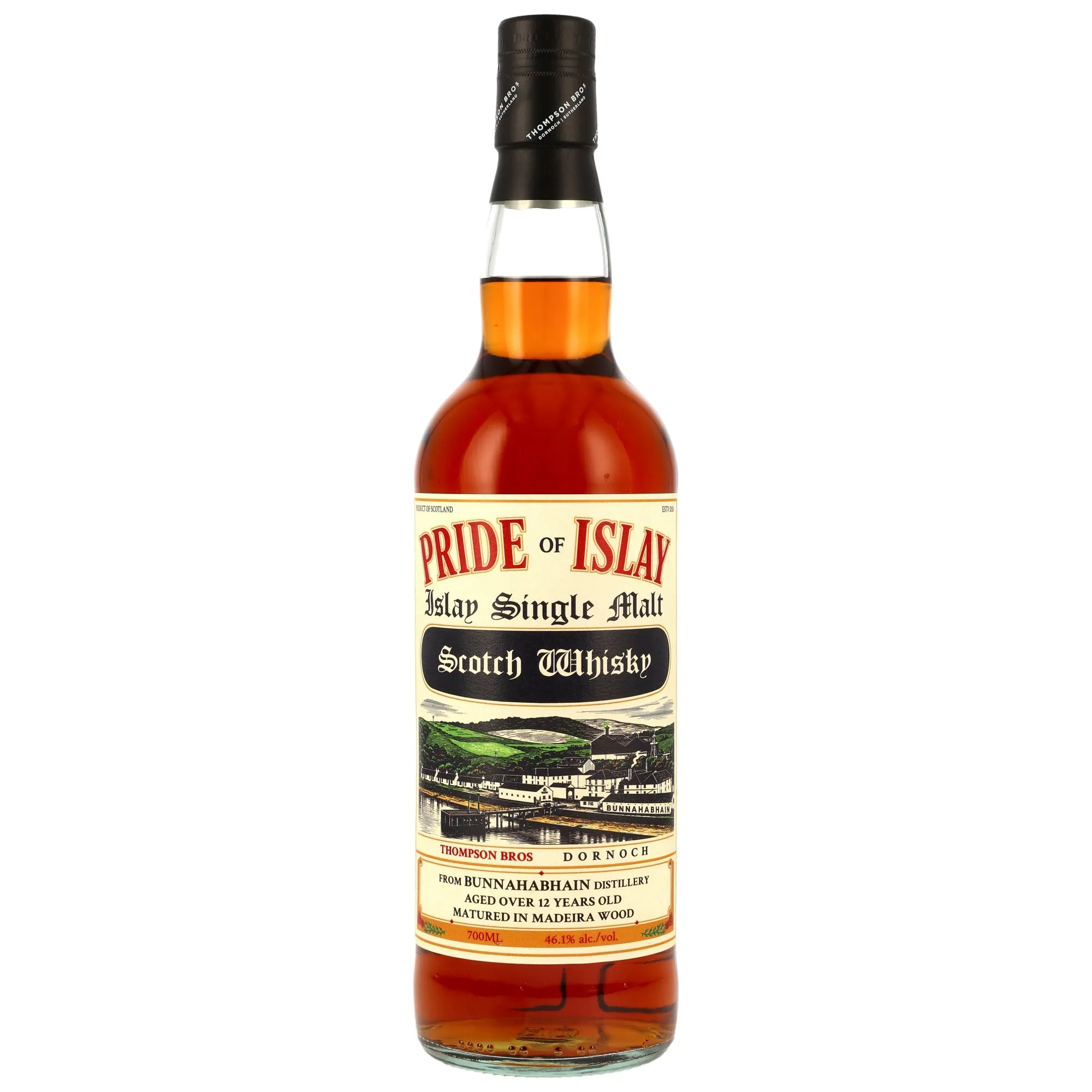 Bunnahabhain 12 year old - Pride of Islay - Madeira Casks - Thompson Bros.