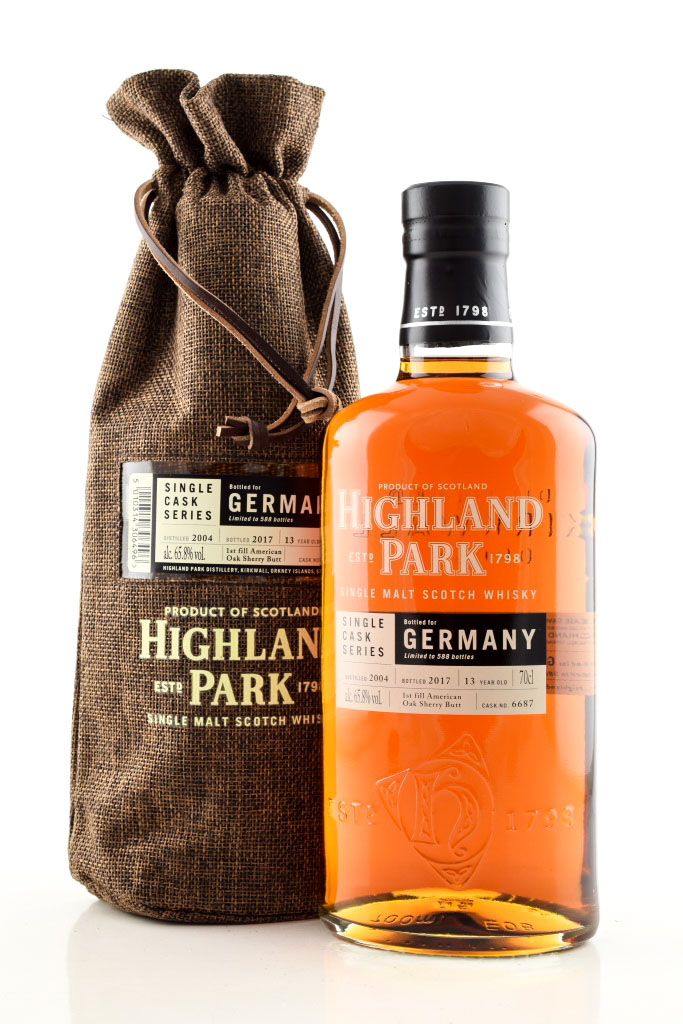Highland Park for Germany 1st-fill American Oak Sherry Butt #6687 65,8%vol. 0,7l