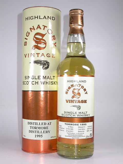 Tormore 15 Jahre 1995/2011 Signatory 43%vol. 0,7l