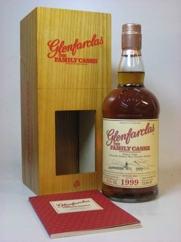 Glenfarclas "The Family Casks" 1999/2014 Sherry Butt 59,5%vol. 0,7l Glenfarclas "The Family Casks" 1999/2014 Sherry Butt 59,5%vol. 0,7l